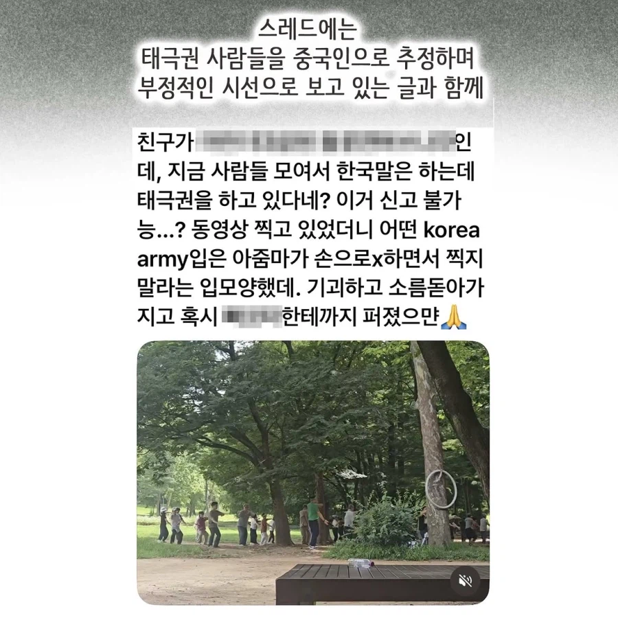 중국인으로 몰린 태극권 모임.manwha 7