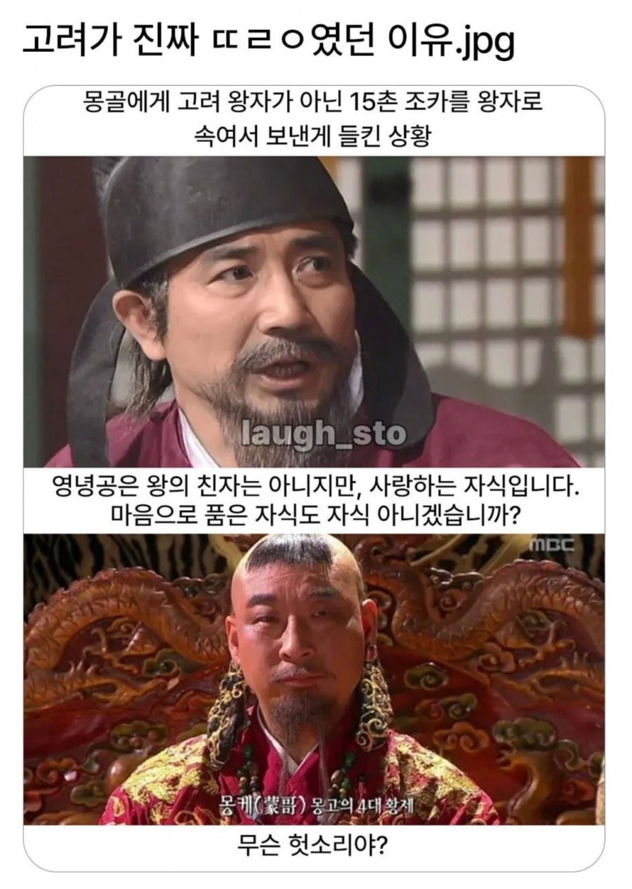 고려의 광기 외교썰.