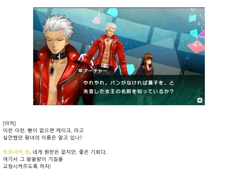 페이트) 실제론 한 적 없다는 그 발언 2