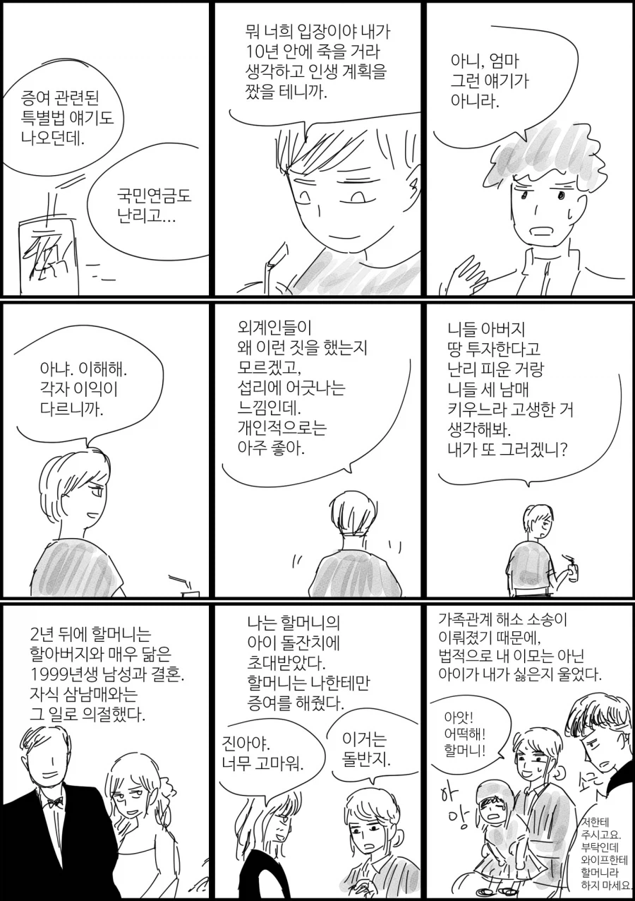 모든 사람들이 20세로 역노화가 된 사회.manhwa 3