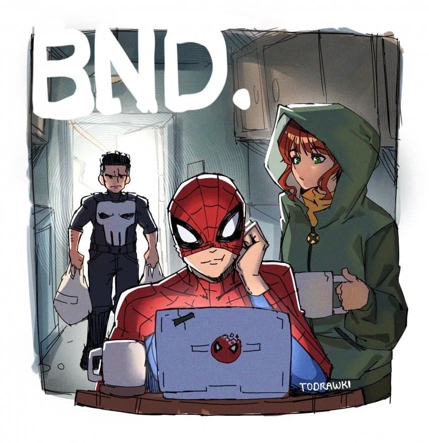 mcu .스포 )역시 스파이더맨 팬아트는 2
