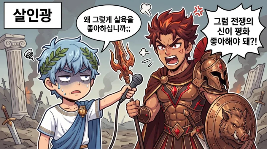그리스 로마 신들 인성 manhwa 10