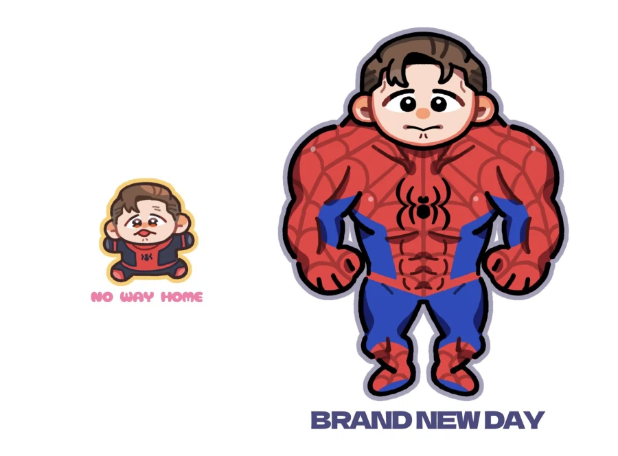 MCU) 스파이더맨 브뉴데 공감되는 초반부 감상 팬아트