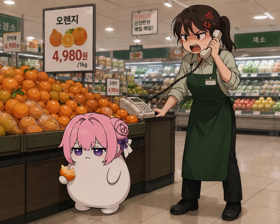 "여보세요?? 도로롱 보호자 분이시죠??"