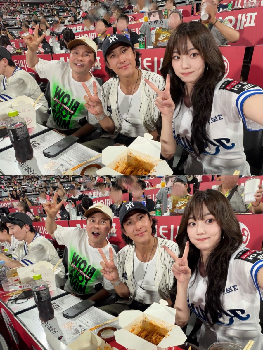 어제 강미나 시구 영상 사진 2