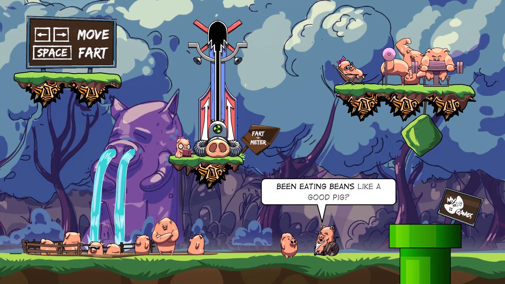 Did you hear that?Fartmania has farted its way to the Epic Store! #fartmania #funny #gaming #platformer #epic #epicstore #sale 3