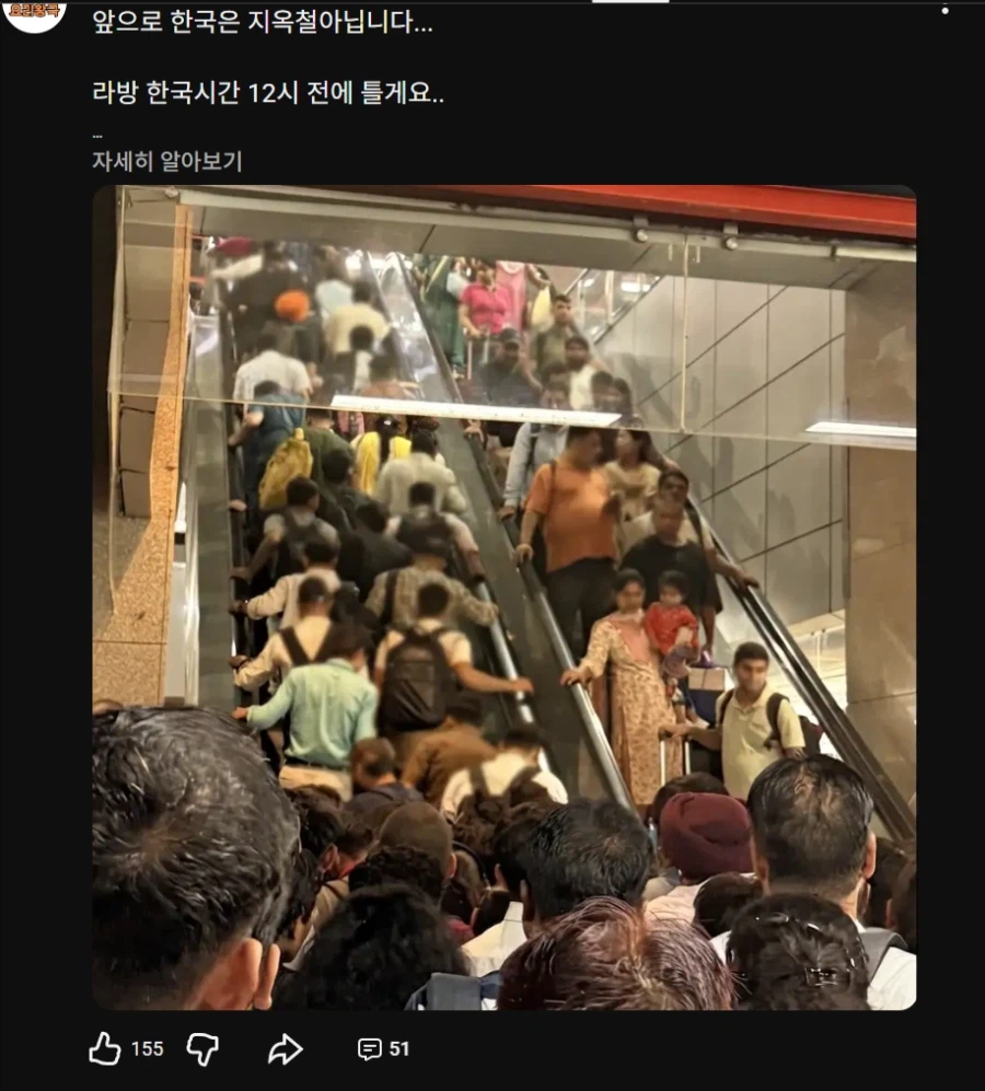 린도 도착한 장아무개 근황