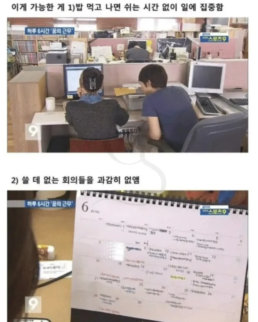 하루 6시간 근무하는 회사 5
