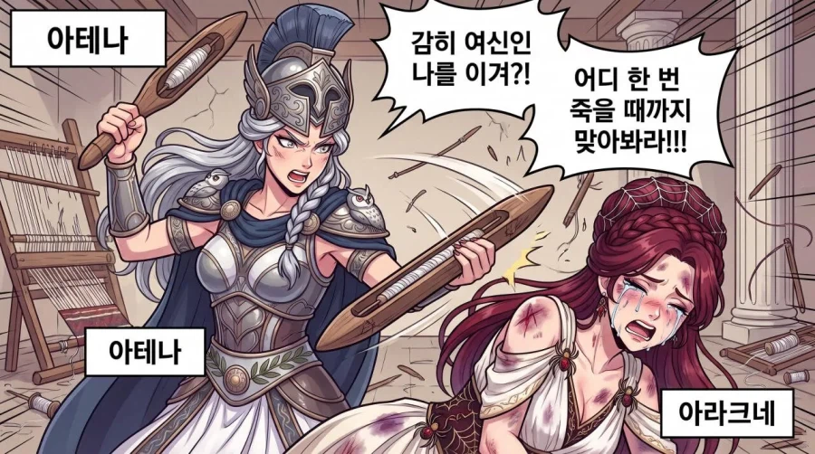그리스 로마 신들 인성 manhwa 7