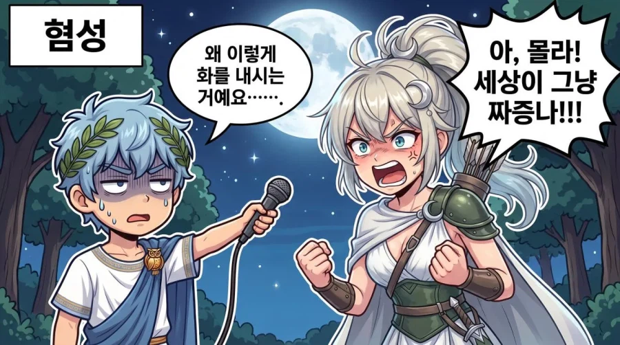 그리스 로마 신들 인성 manhwa 18